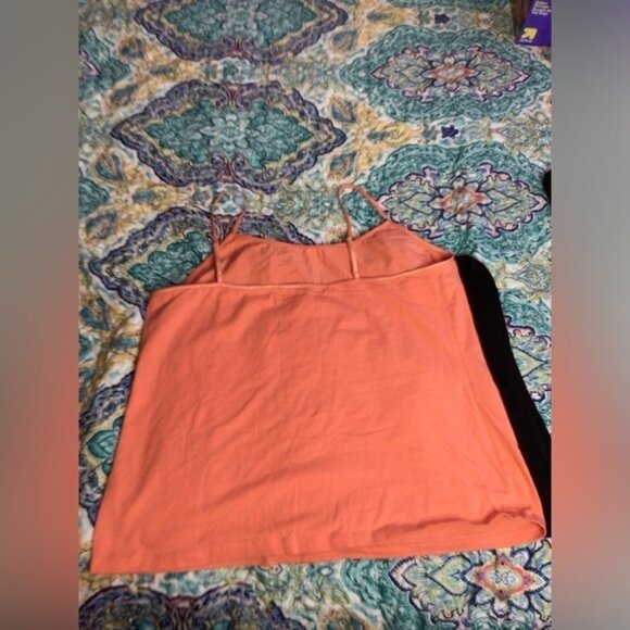 Women's Black and Orange Tank Tops xL  (11y) - Picture 3 of 12